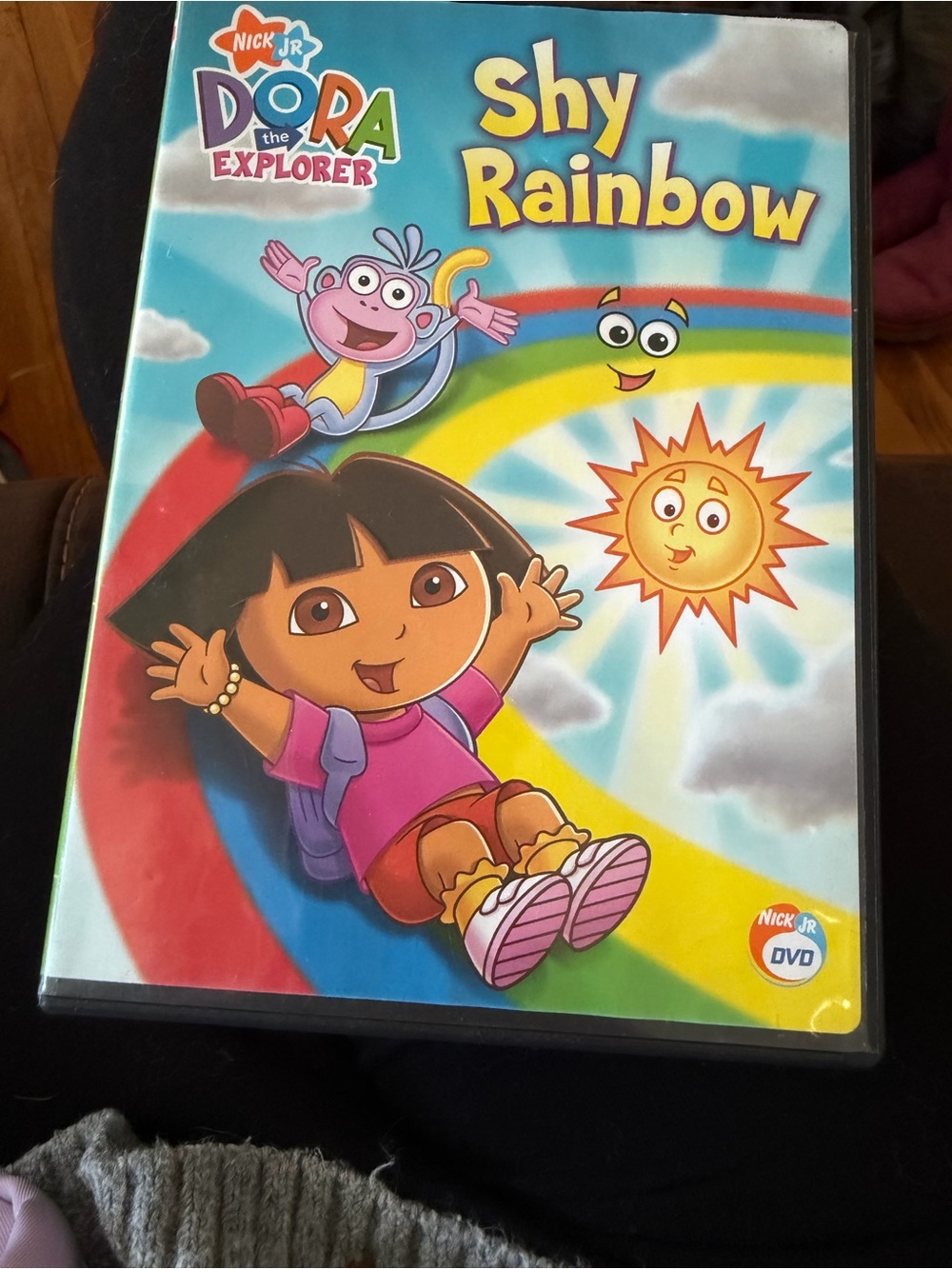 Dora the Explorer "Shy Rainbow" DVD - Pink, Purple, Yellow